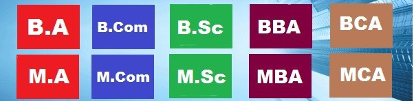 B.Sc./ B.Com/ BBA/BCA